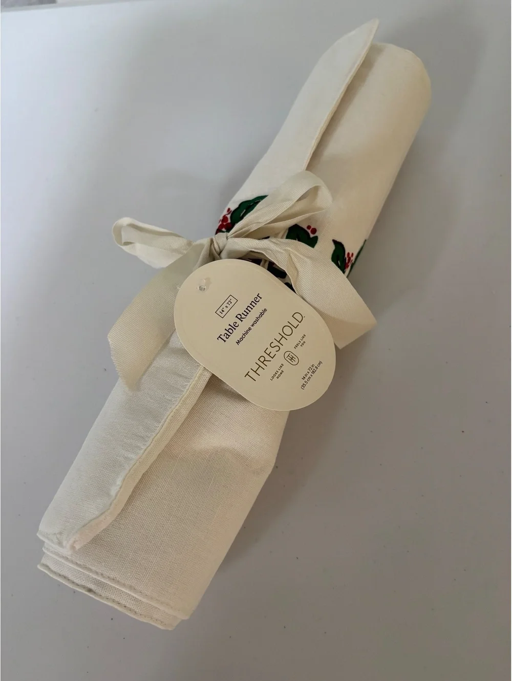 Christmas themed table runner